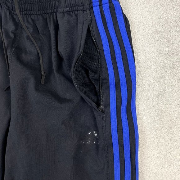 ADIDAS Climalite Y2K Performance Athletic Casual Tapered Track Pants Black - Picture 6 of 8